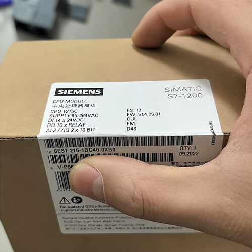 议价6ES7215-1BG40-0XB0/OXBO西门子1215C紧凑型CPU 6ES72151BG40