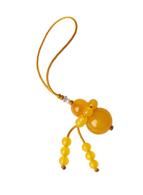 天然玛瑙葫芦925碎银招财挂饰