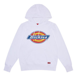 DickiesLOGO印花连帽情侣款卫衣秋冬季男式全棉毛圈布上衣8715
