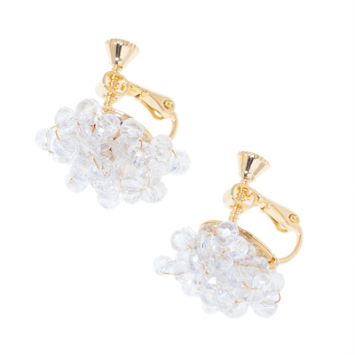 gargle百搭烟花森系超仙绿色耳环