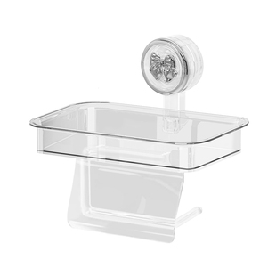 吸盘卫生间厕纸盒洗脸巾收纳盒壁挂式厕所纸巾架浴室卷纸筒放置盒