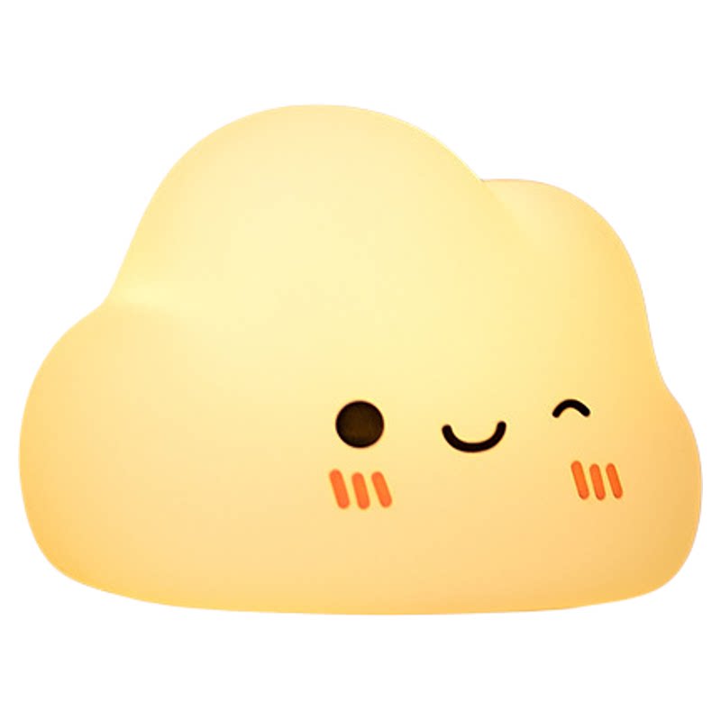 可爱云朵小夜灯柔光护眼拍拍灯