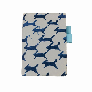 小插画手帐皆川明跑跑兔书衣五年A5日记本加厚封皮hobo适用MD余白