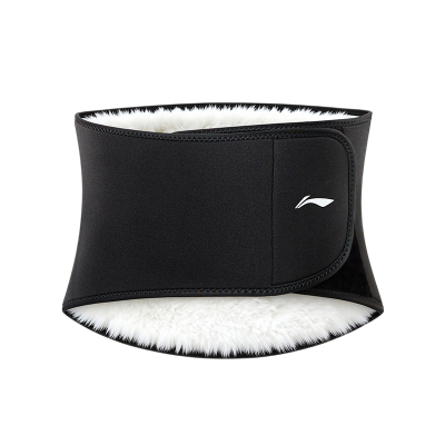 李宁保暖护腰带女士冬季加绒加厚护肚子防着凉运动腹部专用成人男