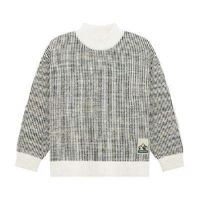 左西男童毛衣半高领纯棉秋冬装