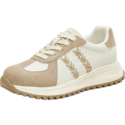 天美意厚底增高阿甘德训鞋运动鞋女复古休闲鞋2025秋新款BK812CM5