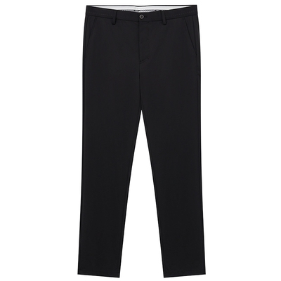 JDV商场同款黑色修身直筒休闲裤