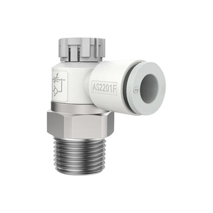 禁铜禁锌推锁节流阀AS1201FGAS2201FGAS3201FG半不锈钢带锁调速阀