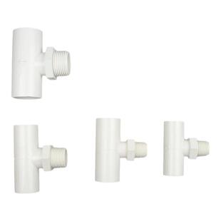 PVC外牙三通  单边外牙三通 塑料外螺纹接头 水管配件4分6分1寸