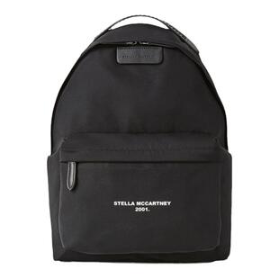 Stella Mccartney/斯特拉女包Falabella Logo Go 拉链开合双肩包