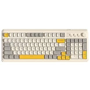 狼蛛S99无线三模键盘蓝牙有线电竞游戏轻音办公打字98机械手感