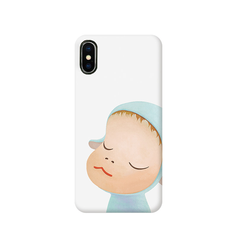 奈良美智适用于苹果16pro大头梦游娃娃系列15plus卡通iPhone17pro手机Max保护壳14防摔磨砂华为小米v