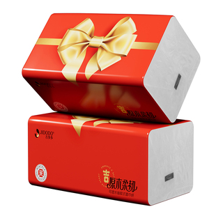 吉多多抽纸72抽5层大包面巾纸24包整箱纸巾家用实惠装餐巾纸批发