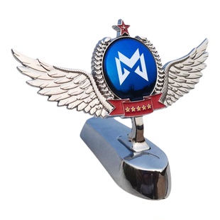 东风猛士917M50车标改装车贴汽车装饰外观金属贴立标内饰天使翅膀