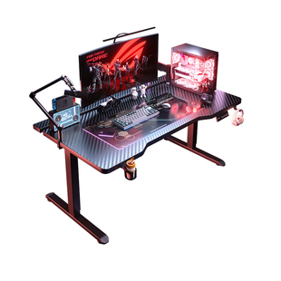 戟创AGKey-K1 PRO电动升降桌台式电脑桌电竞桌子游戏家用碳纤维色