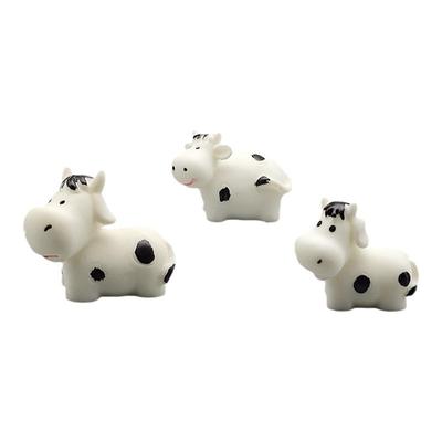 奶牛小动物微缩盆景树脂工艺品