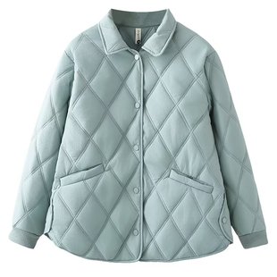 胖妹妹新款2025冬装加肥加大码女装显瘦棉衣保暖中年长袖小棉袄女