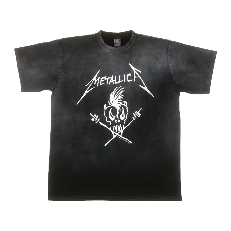 metallica火柴人t恤oversizeT恤