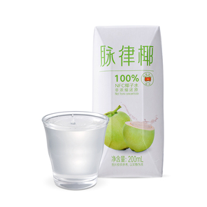 来伊份脉律椰纯椰子水24瓶整箱饮料原装进口100%NFC无添加椰青汁