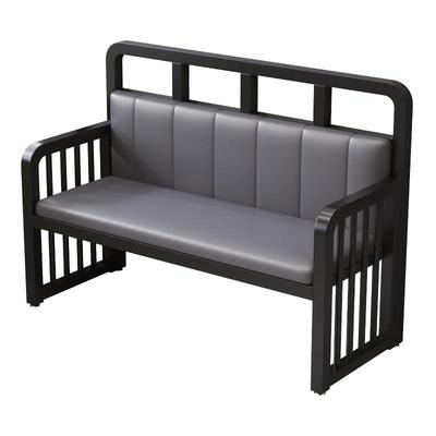 商用软包卡座沙发铁艺靠墙火锅店长餐椅餐饮店奶茶店桌椅组合定制