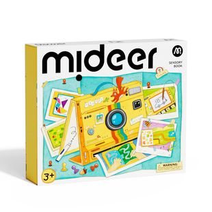mideer弥鹿儿童出行游戏书便携旅行高铁飞机益智桌游玩具生日礼物