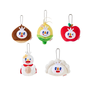 蜜雪冰城玉米挂件三件套秋冬毛绒雪王可爱公仔背包挂饰年货送礼