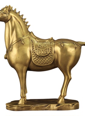 纯铜将军马生肖马马到成功办公室