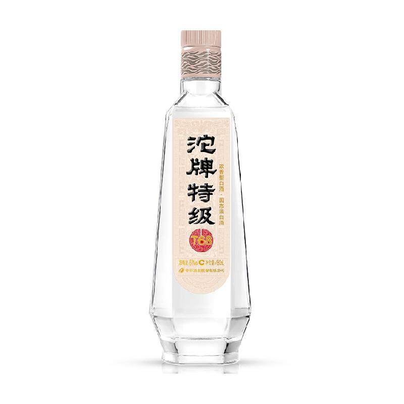 舍得沱牌白酒T68特级50度浓香型光瓶装粮食酒水