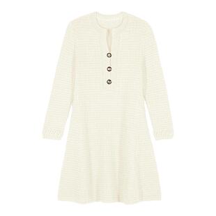【杨采钰同款】bash春季法式简约设计针织连衣裙女装裙子1H24GYSE