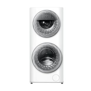 [母婴分区]小天鹅15KG家用全自动白色双筒子母滚筒洗衣机TGG15E