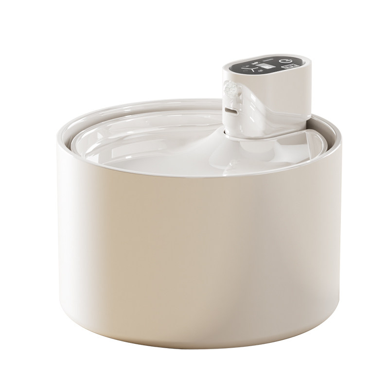 饮水器智能不插电流动活水饮水器