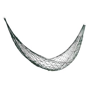 户外室内吊床尼龙绳网状双人带木棒棉线单人帆布加粗棉绳网兜吊床