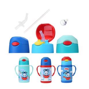 托马斯300ml软胶保温水杯盖水壶配件吸管杯盖子吸管吸嘴原装备用