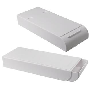 米间 免打孔抽屉收纳盒ins日韩博主推荐的抽屉式零碎小物件收纳盒