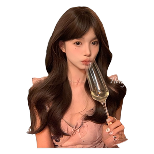 哼唧假发女日常网红长卷发lolita自然逼真新