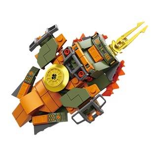 开智积木未来刀斧头拼装小颗粒武器儿童益智模型玩具男孩子枪拼图