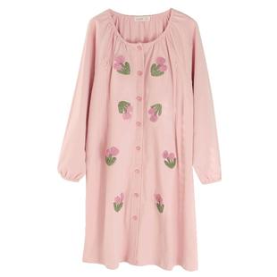 【自带胸垫】富朵春夏月子服产后纯棉哺乳睡裙怀孕期孕妇待产裙