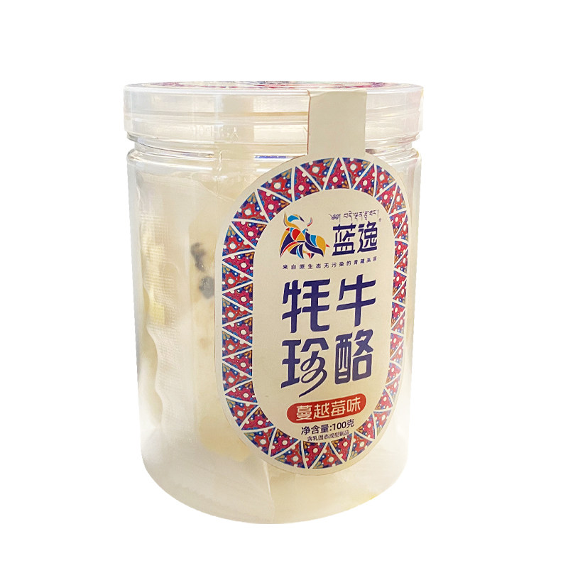 蓝逸即食蔓越莓果干夹心奶酪100g