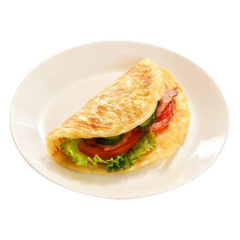 千味央厨黄油菠菜手抓饼1kg家庭装儿童手抓饼煎饼方便早餐半成品