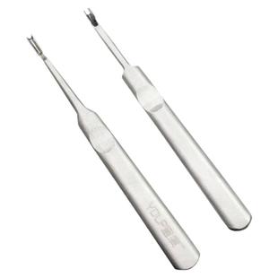 不锈钢死皮叉铲去死皮老茧角质神器指甲边缘自己修脚专用工具推刀