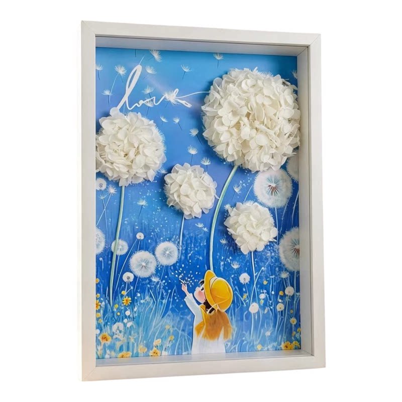 云南真干花永生花束成品相框装饰画摆件闺蜜生日乔迁开业高级礼物