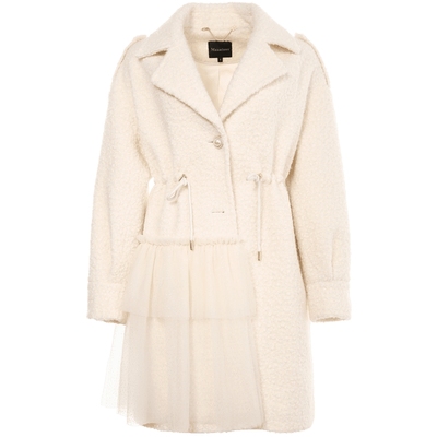 双排扣大外套奥莱毛呢