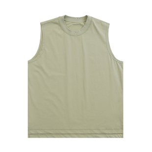 Unblank 索罗娜速干冰感透气无袖t夏季基础款纯色坎肩背心男打底