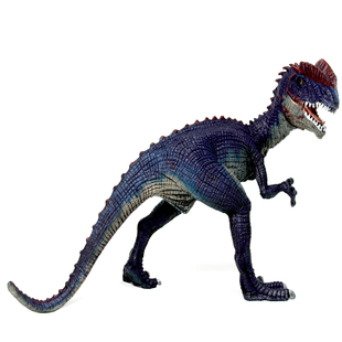 侏罗纪2仿真恐龙玩具模型双冠龙双棘龙塑胶实心静态摆件儿童礼物