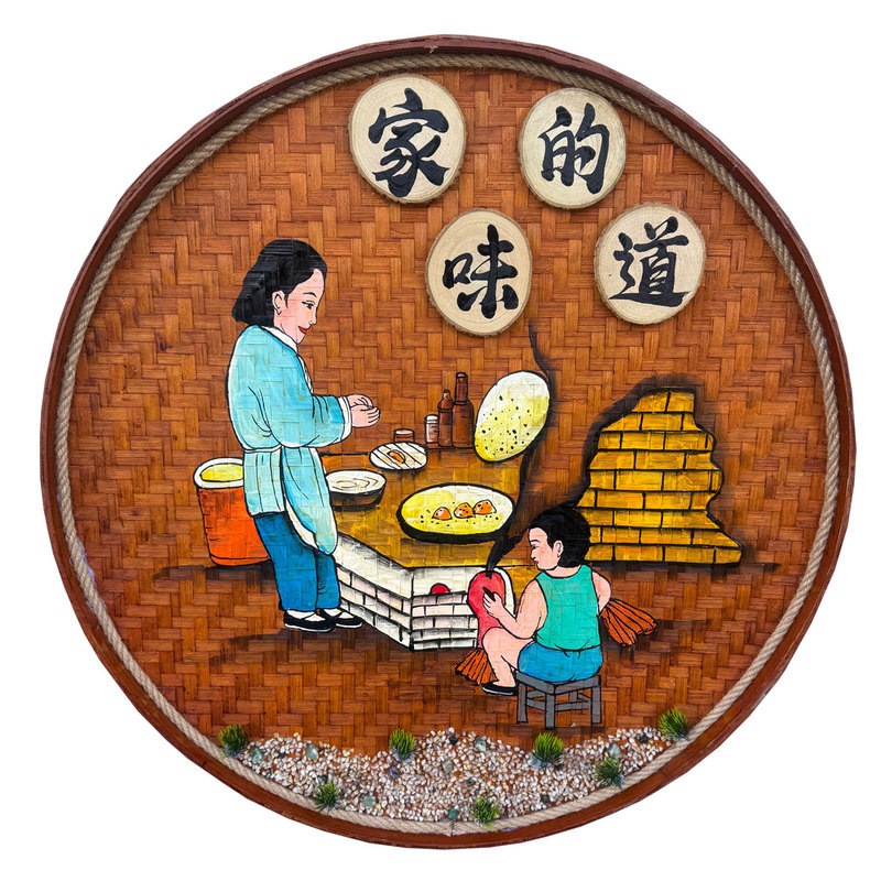 手绘复古饭店墙壁装饰挂件