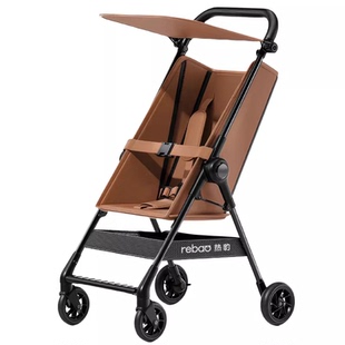 热豹T1口袋推车婴儿车可坐可躺轻便折叠小型遛娃神器一键收车