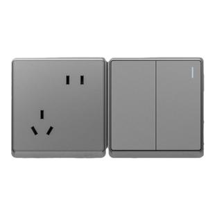 正泰开关插座官方官网86型家用一开带五孔三孔16a暗装墙壁面板6m