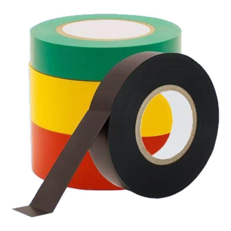 电工胶布绝缘胶布阻燃电线胶布黑色白色耐高温耐磨电工胶带高粘性