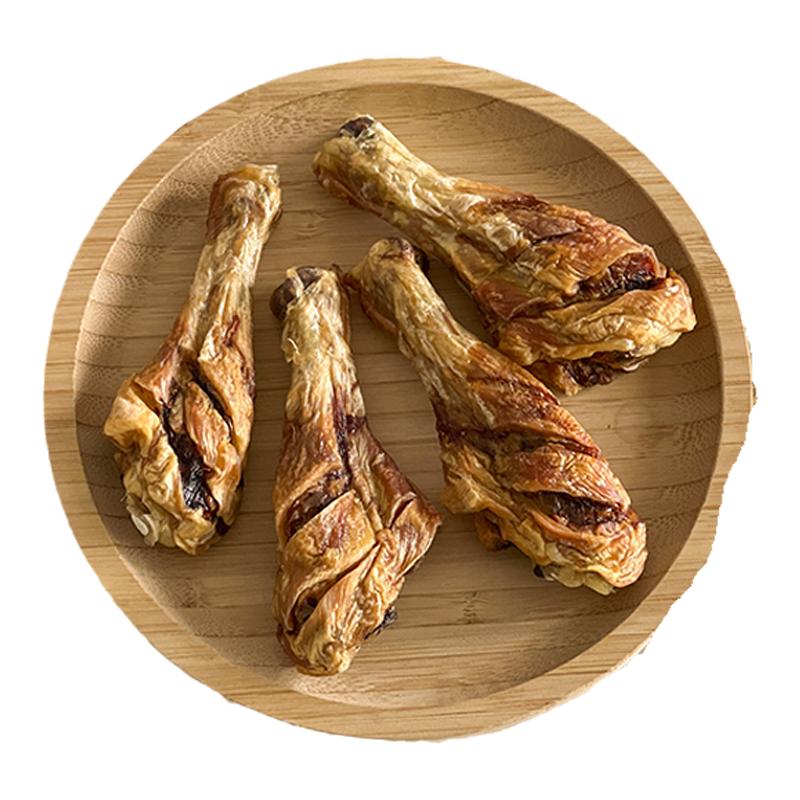 可乐家纯手工自制宠物零食烘干香酥琵琶鸡腿狗狗纯肉磨牙棒洁齿骨