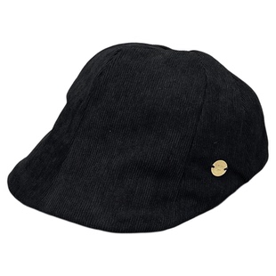 复古艺术生高品质前进帽鸭嘴帽女款灯芯绒秋冬日系百搭休闲显脸小